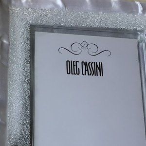 Oleg Cassini Rhinestone 5x7 photo frame NIB